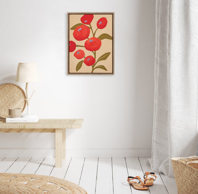 Sylvie Persimmon Framed Canvas by kateandlaurel - product image 4 for Resin Society