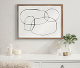 Blake 871 Modern Circles Framed Printed Glass by Teju Reval of by kateandlaurel - product image 5 for Resin Society