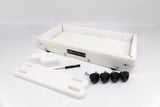 Medium Epoxy Resin Form 18.5 inches by 8.5 inches by 2 inches with clamps and leveling feet