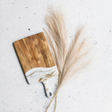 Medium Acacia Cheese Board with resin accents by Lynn & Liana Designs