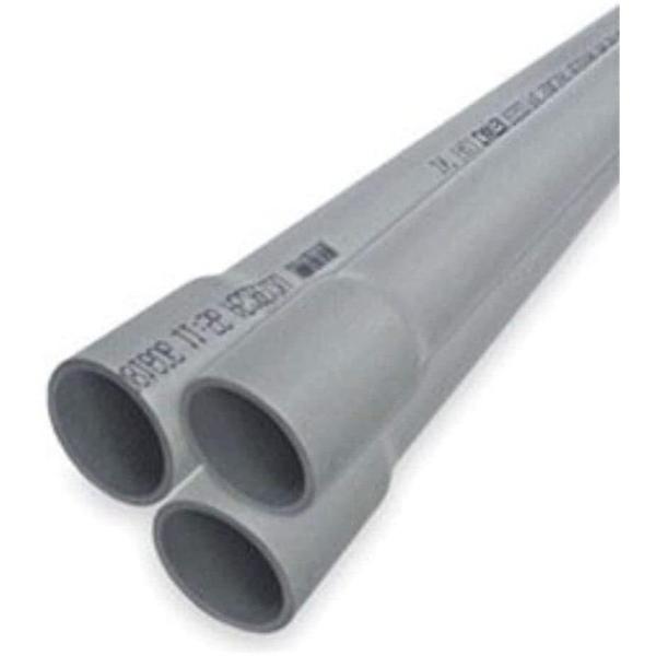 VENTRAL Electrical Wire Conduit Schedule 40 Pipe 2 PCS X 5FT PVC 1-1/4" by VELOCITY® - main product image for Resin Society