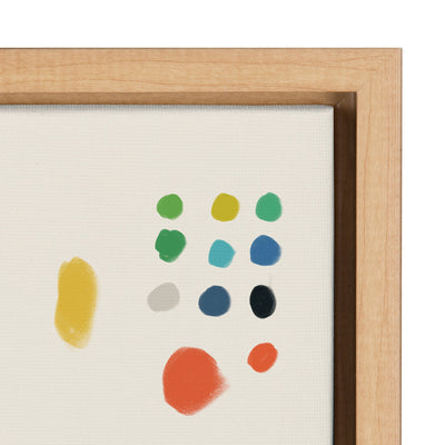 Sylvie Zen Garden 1 Framed Canvas by kateandlaurel - product image 17 for Resin Society