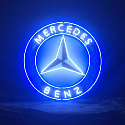 Mercedes Benz Auto Car Logo Neon Signs by Neon Signs Land - main product image for Resin Society