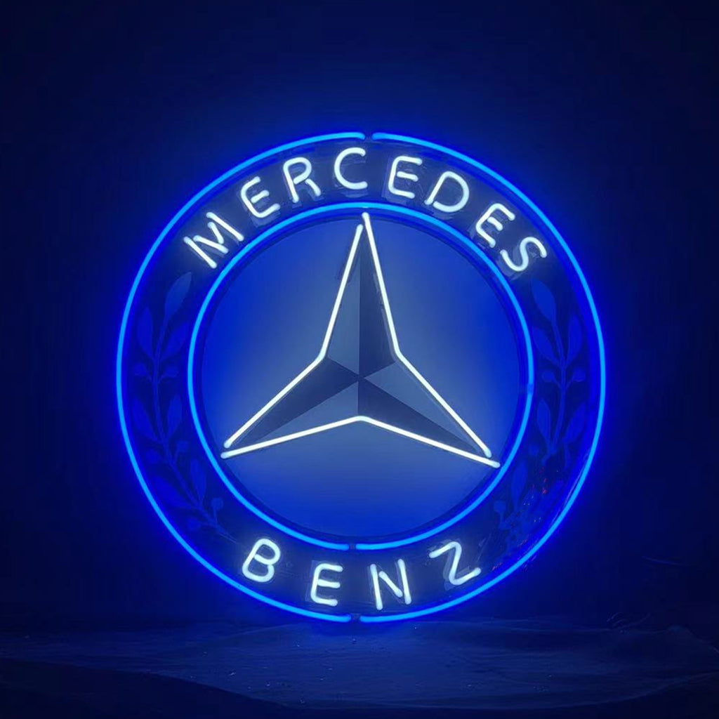 Mercedes Benz Auto Car Logo Neon Signs by Neon Signs Land - product image 2 for Resin Society