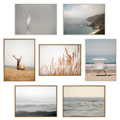 Sylvie Marsh Grass No 1 Framed Canvas by Crystal Lynn Collins