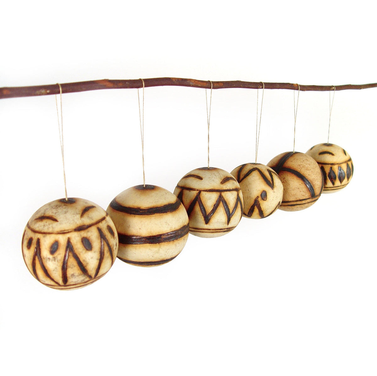 Marula Fruit Ornaments by Mbare Ltd - main product image for Resin Society