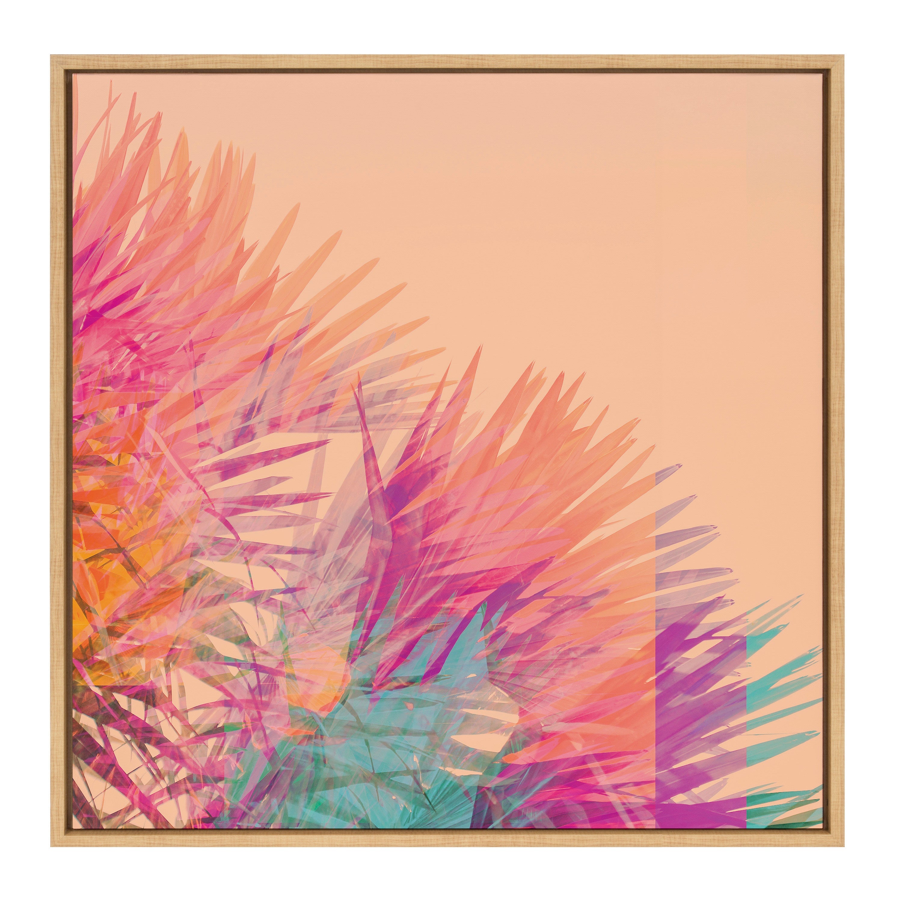 Sylvie Sun Burn 2 Framed Canvas by Alicia Bock