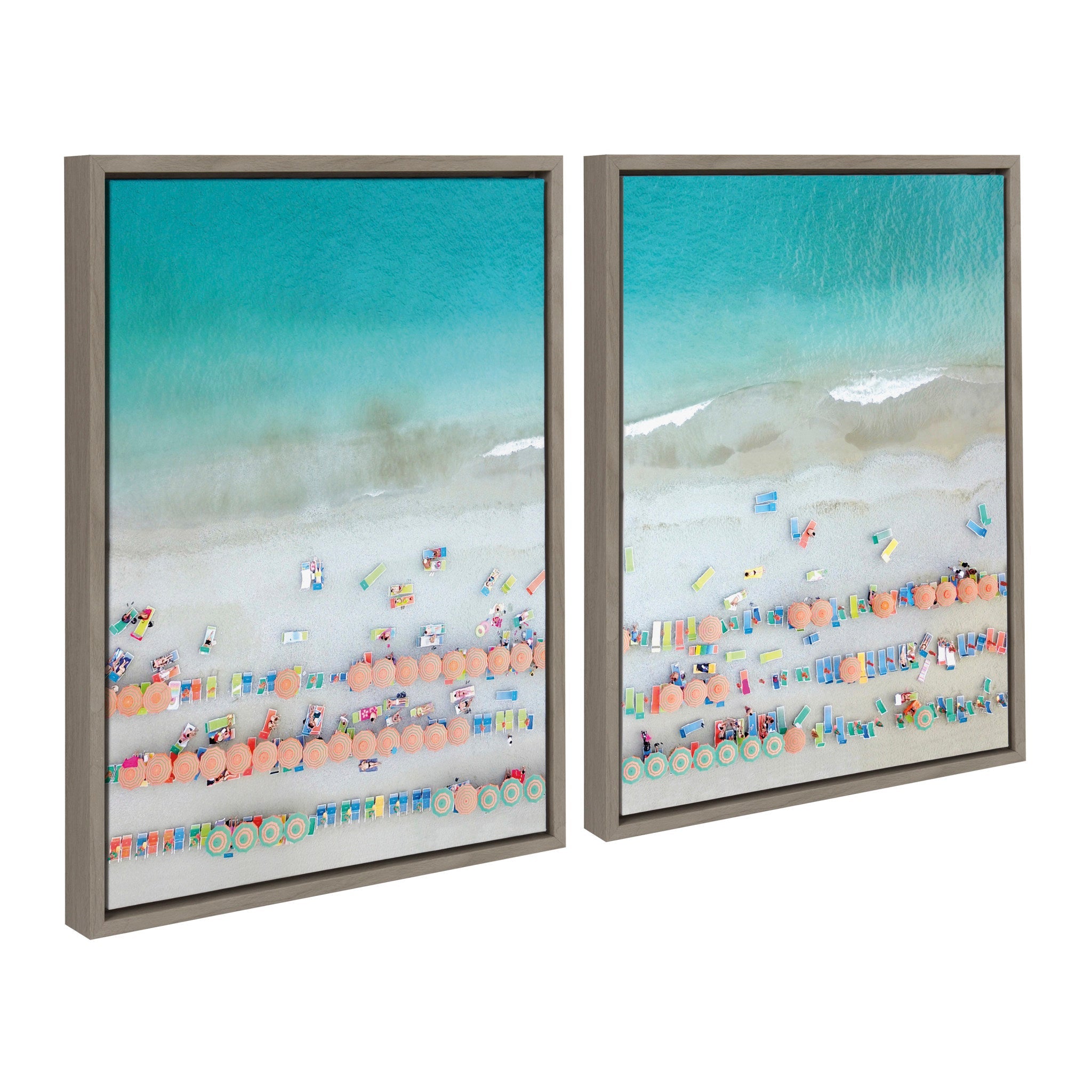 Sylvie Monterosso 6 Framed Canvas Set by kateandlaurel - product image 2 for Resin Society