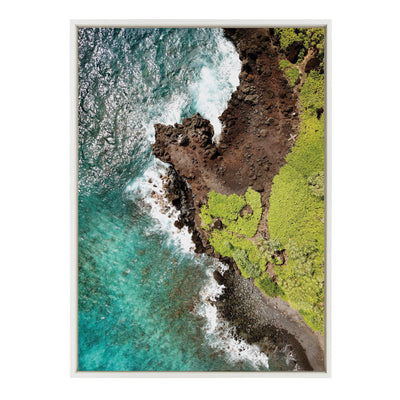Sylvie Going back to Maui Framed Canvas by kateandlaurel - product image 2 for Resin Society