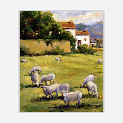 Midday Graze Artist Enhanced Canvas Print by John Beard Collection - product image 6 for Resin Society