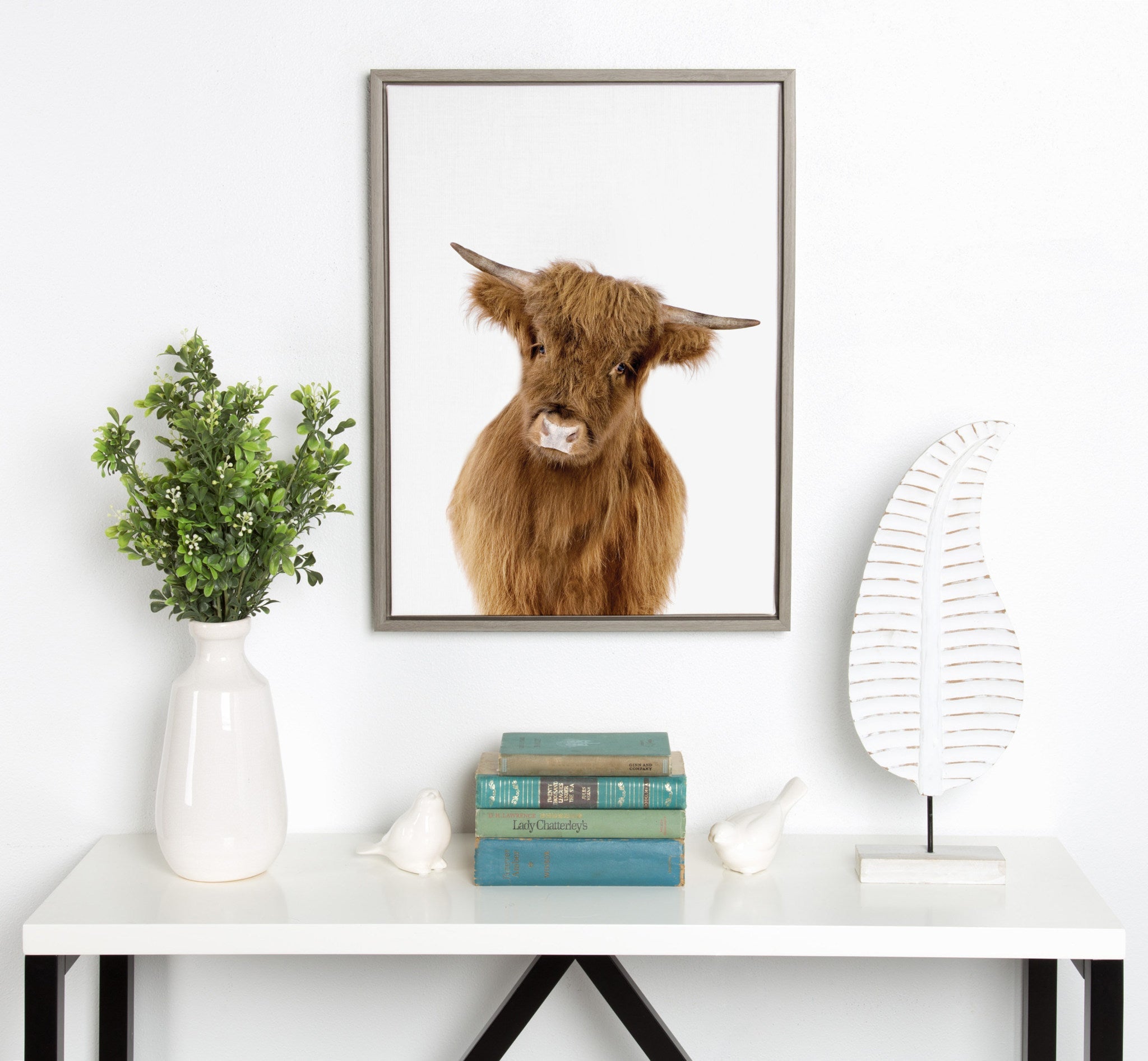 Sylvie Animal Studio Highland Framed Canvas by kateandlaurel - product image 5 for Resin Society
