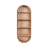 Hutton Wood Capsule Wall Shelf