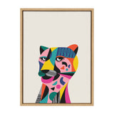 Sylvie Mid Century Modern Tiger Framed Canvas by kateandlaurel - product image 9 for Resin Society