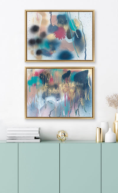 Sylvie The Sanaa Way Framed Canvas Set by kateandlaurel - product image 8 for Resin Society