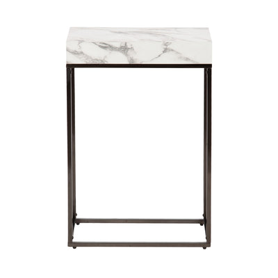 Karlsen Wood and Metal Slim Side Table