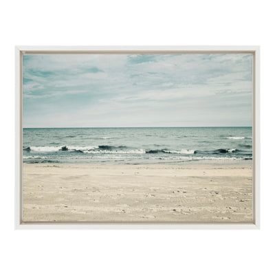 Sylvie Beach 2 Framed Canvas by kateandlaurel - product image 2 for Resin Society