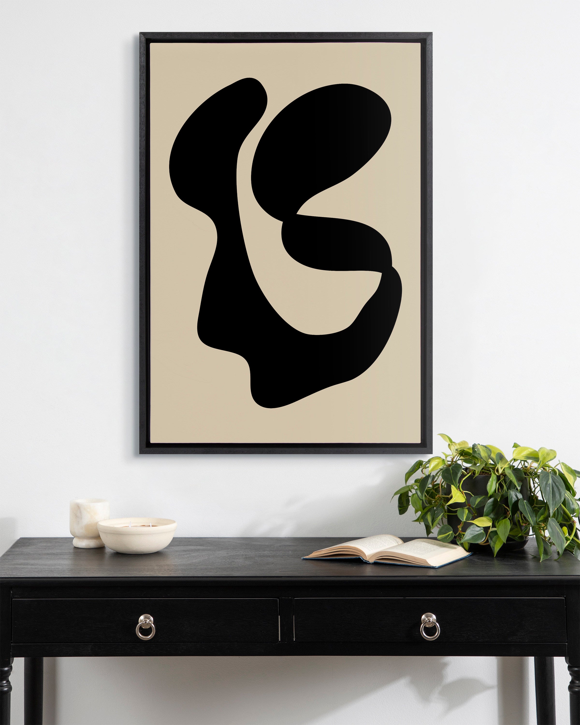 Sylvie Abstract 10 Framed Canvas by kateandlaurel - product image 4 for Resin Society