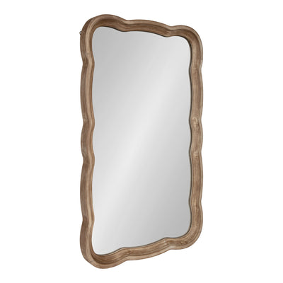 Hatherleigh Scallop Wood Wall Mirror by kateandlaurel - product image 2 for Resin Society