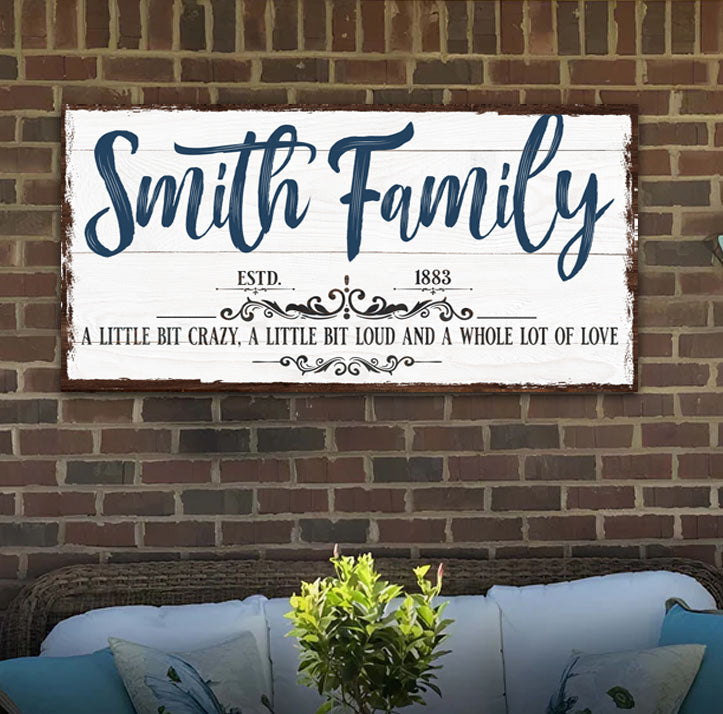 Custom Name Sign Canvas by Tailored Canvases - product image 3 for Resin Society