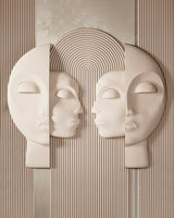 Wabi-Sabi 3D Face Wall Relief Art by Gizz - product image 6 for Resin Society