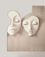 Wabi-Sabi 3D Face Wall Relief Art by Gizz - product image 7 for Resin Society
