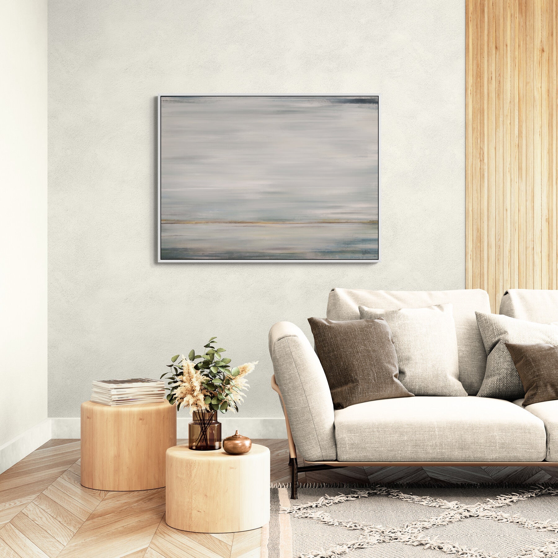 Golden Shore Artist Enhanced Canvas Print by John Beard Collection - product image 4 for Resin Society