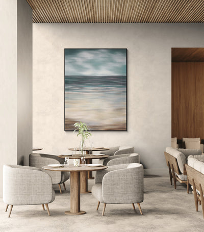 Ocean's Embrace Artist Enhanced Canvas Print by John Beard Collection - product image 4 for Resin Society