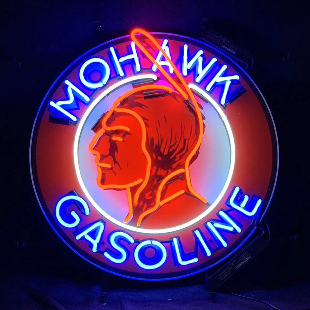 Mohawkk Gasoline Neon Signs Light by Neon Signs Land - main product image for Resin Society