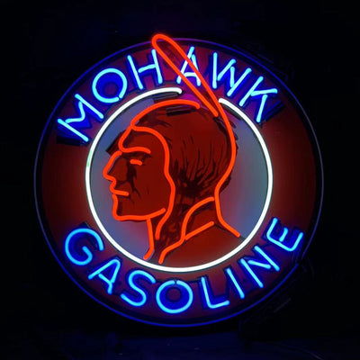 Mohawkk Gasoline Neon Signs Light by Neon Signs Land - product image 2 for Resin Society
