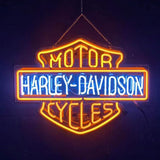 Orange Motorcycle Harley Davidson Neon Signs Light by Neon Signs Land - product image 2 for Resin Society