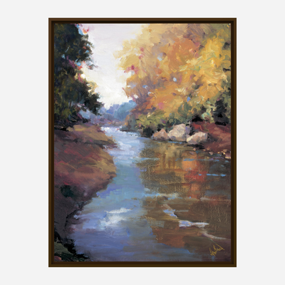 Mountain Stream Artist Enhanced Canvas Print by John Beard Collection - product image 7 for Resin Society