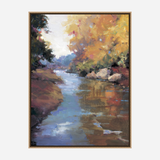 Mountain Stream Artist Enhanced Canvas Print by John Beard Collection - product image 8 for Resin Society