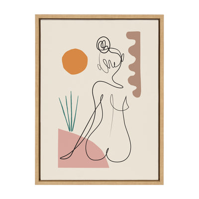 Sylvie Sunset Framed Canvas by kateandlaurel - product image 19 for Resin Society