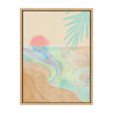 Sylvie Satisfy My Soul Framed Canvas by kateandlaurel - main product image for Resin Society