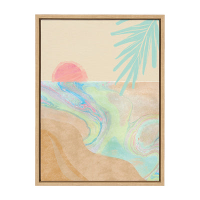 Sylvie Satisfy My Soul Framed Canvas by kateandlaurel - main product image for Resin Society