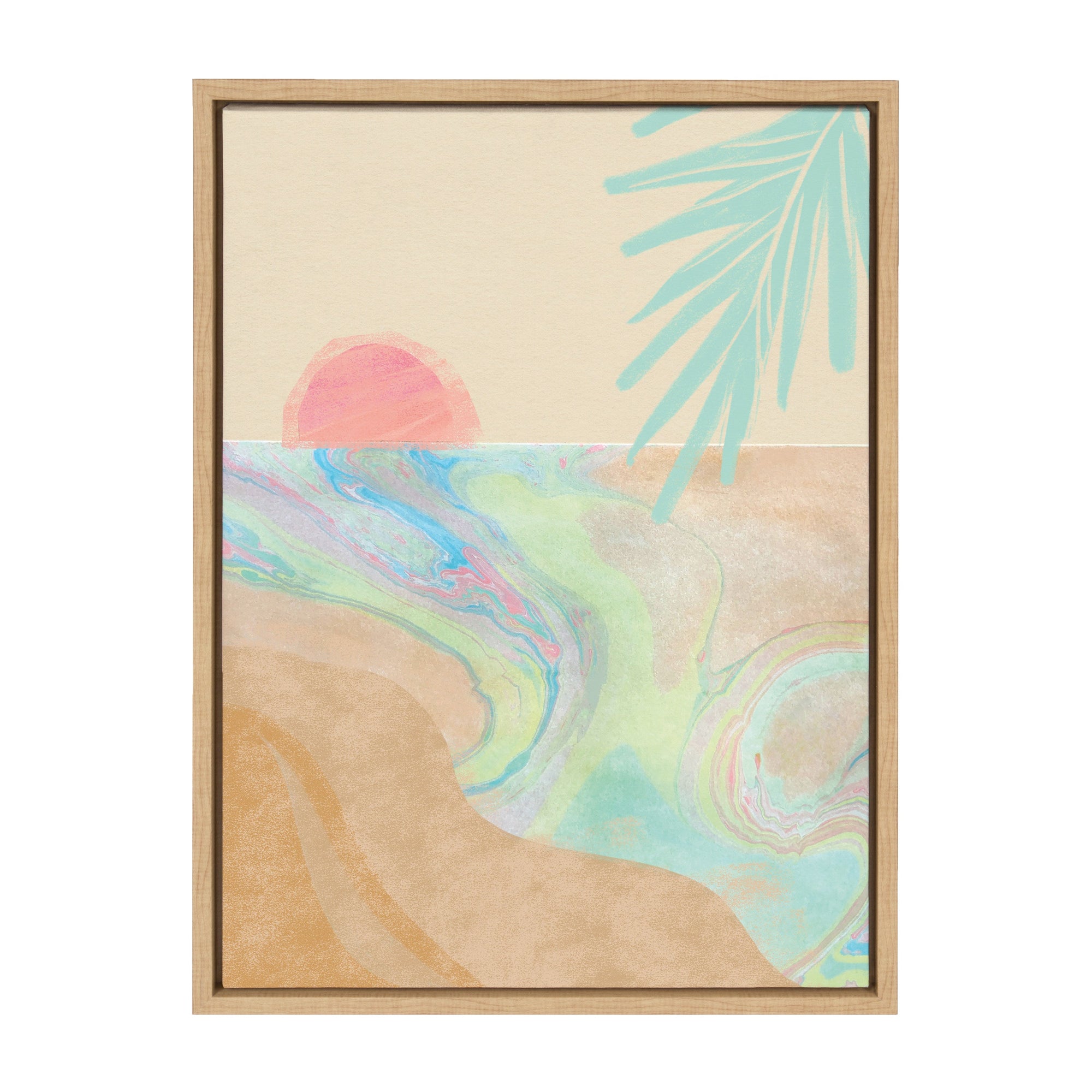 Sylvie Satisfy My Soul Framed Canvas by kateandlaurel - product image 10 for Resin Society