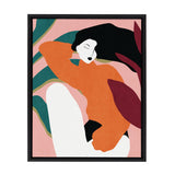 Sylvie Midori Framed Canvas by kateandlaurel - main product image for Resin Society