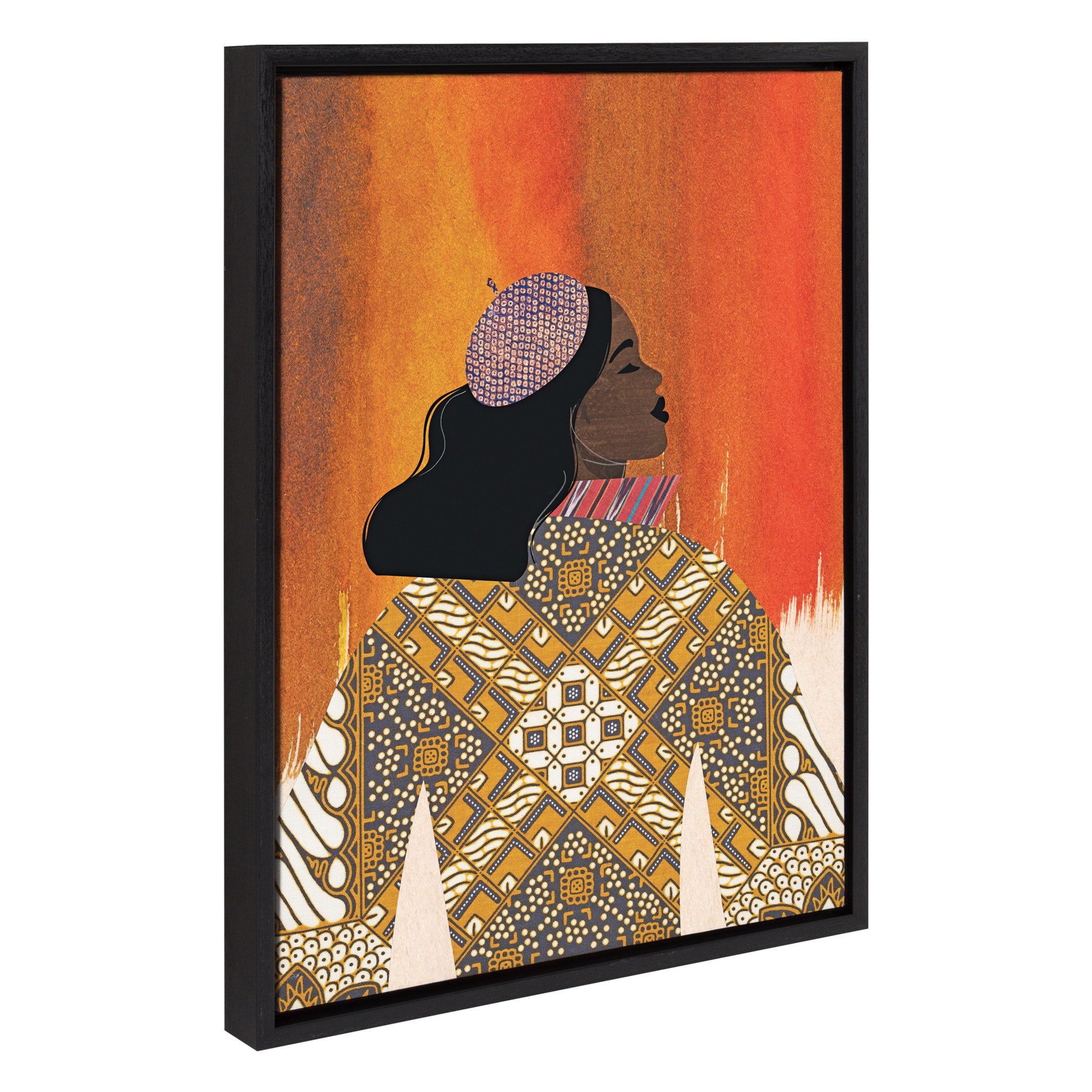 Sylvie Girlie Girl Framed Canvas by kateandlaurel - product image 3 for Resin Society