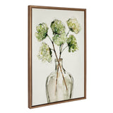Sylvie Greenery Vase Framed Canvas by kateandlaurel - product image 11 for Resin Society
