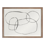 Blake 871 Modern Circles Framed Printed Glass by Teju Reval of by kateandlaurel - product image 2 for Resin Society