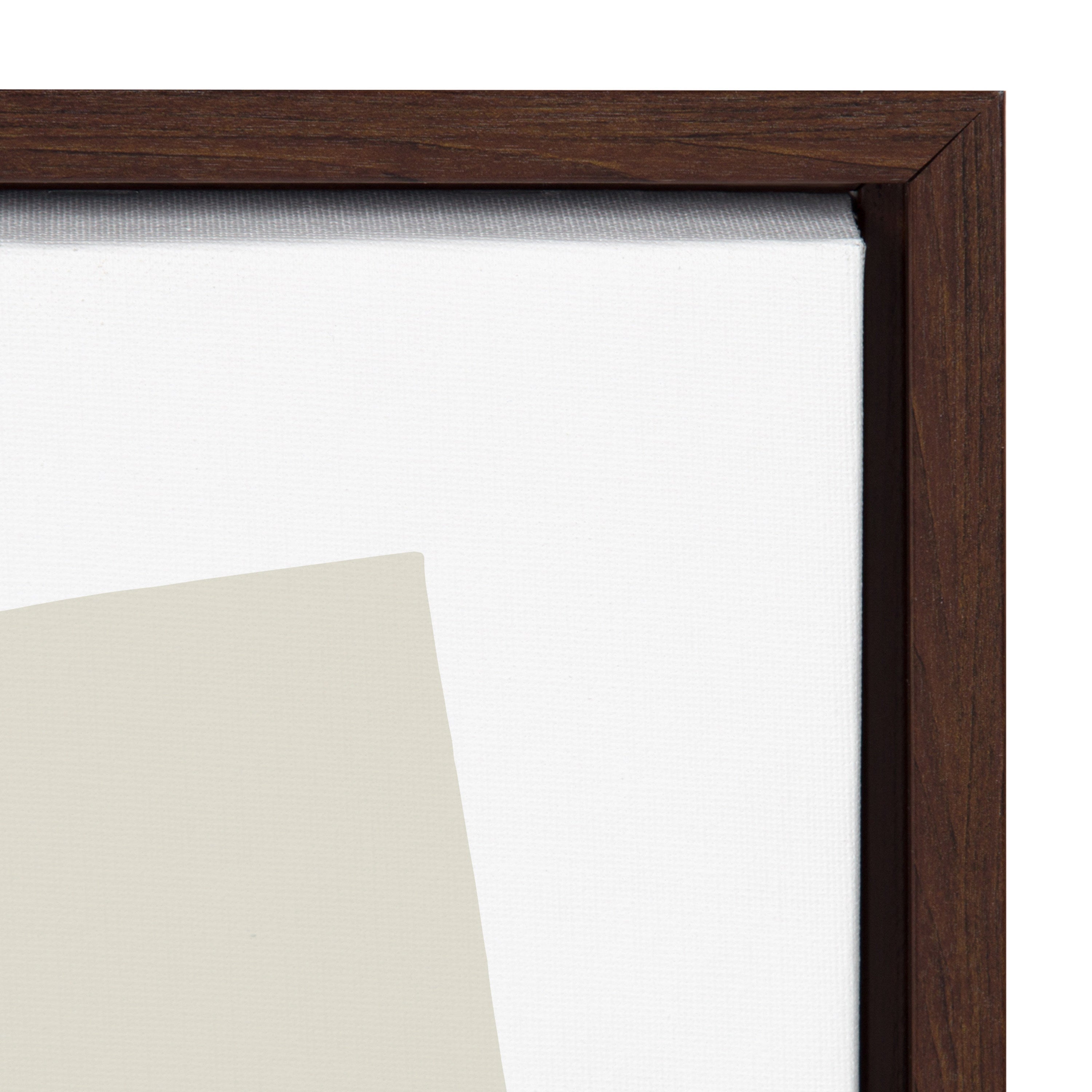Sylvie Entangled Neutral Framed Canvas by kateandlaurel - product image 3 for Resin Society