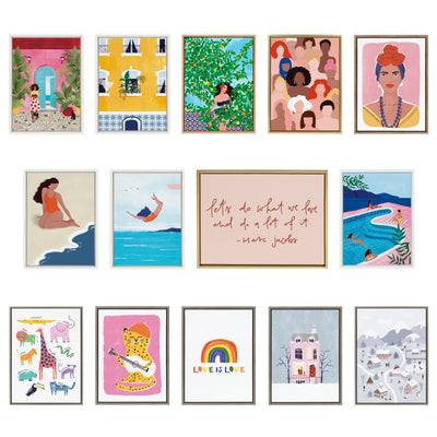 Sylvie Opportunities and Lisbon Framed Canvas Art Set by Maja Tomljanovic