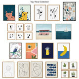 Sylvie Indigo Tulips on White Framed Canvas by kateandlaurel - product image 6 for Resin Society