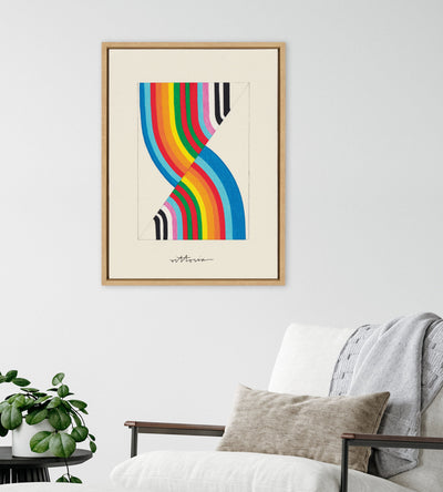 Sylvie Its Always an Almost Framed Canvas by Amber Vittoria