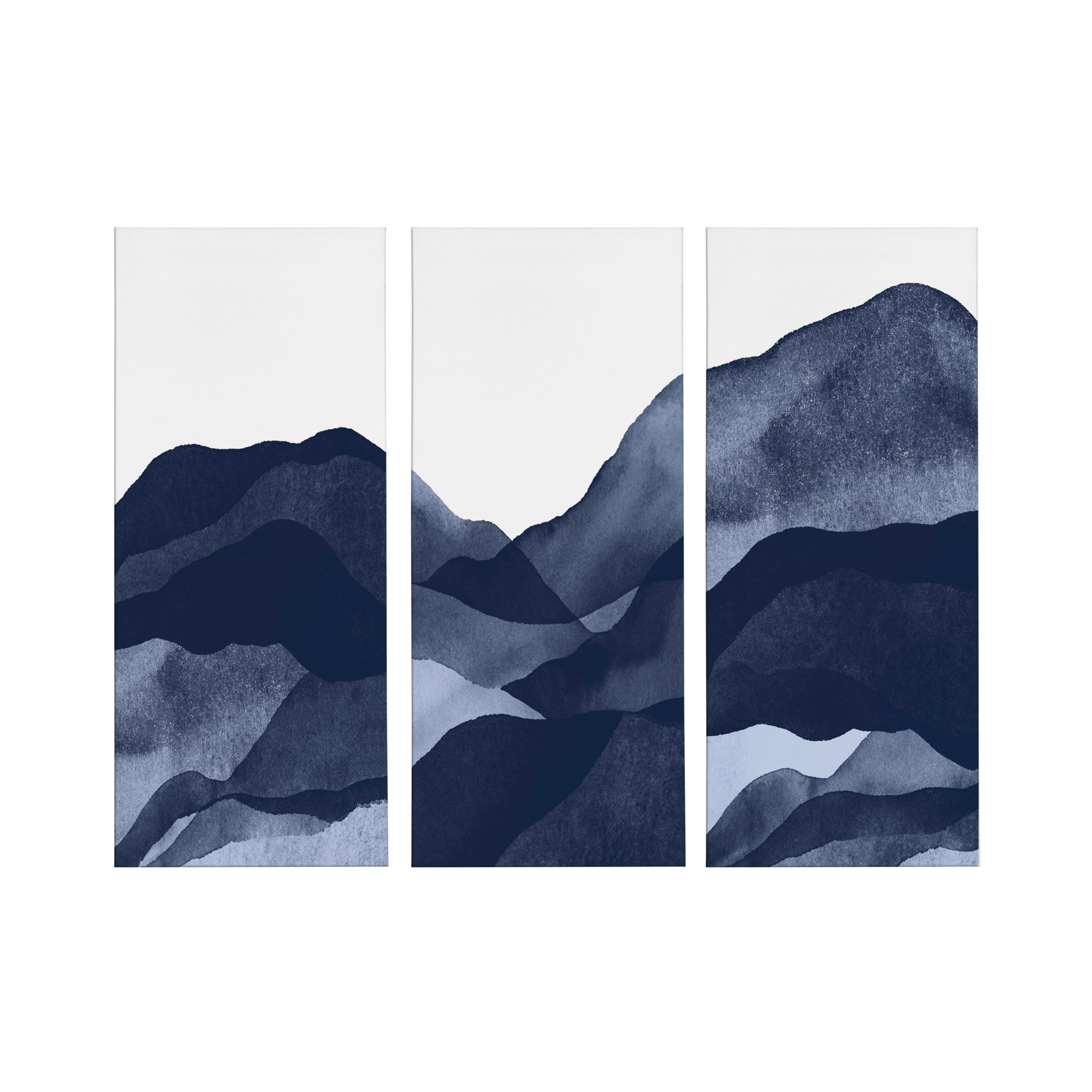 Mountain Range Canvas Wall Art Set by kateandlaurel - product image 2 for Resin Society