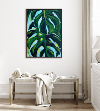 Sylvie Blank Framed Canvas 31x41