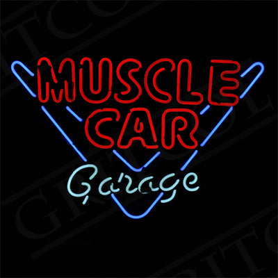 Muscle Car Garage Neon Ligth Sign