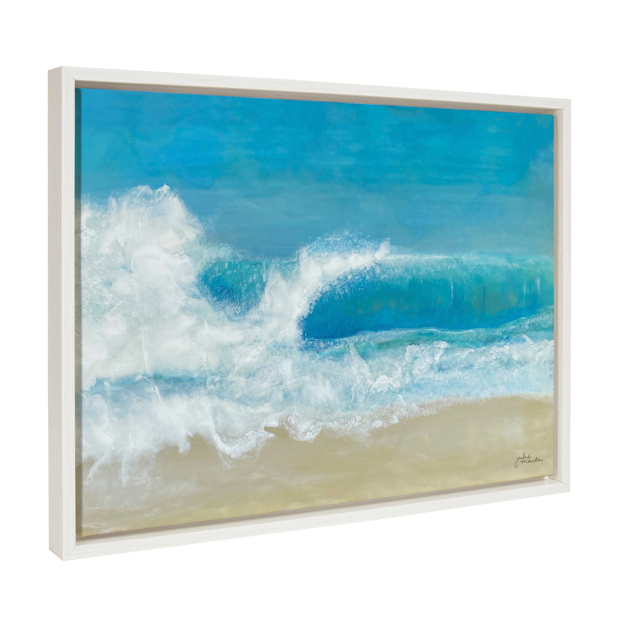 Sylvie Beach Day Framed Canvas by kateandlaurel - product image 7 for Resin Society