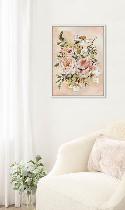 Sylvie Day 22 Framed Canvas by Annie Quigley
