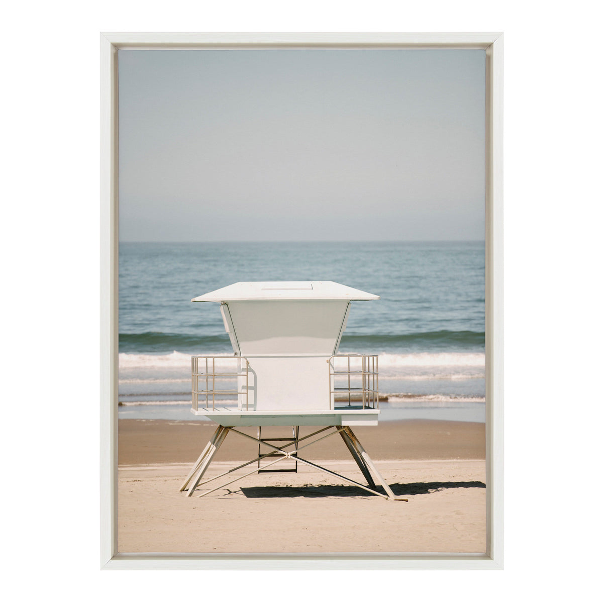 Sylvie Surf Shack Framed Canvas by kateandlaurel - product image 2 for Resin Society